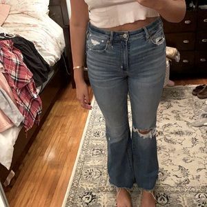 American Eagle Super high-rise flare, size 6